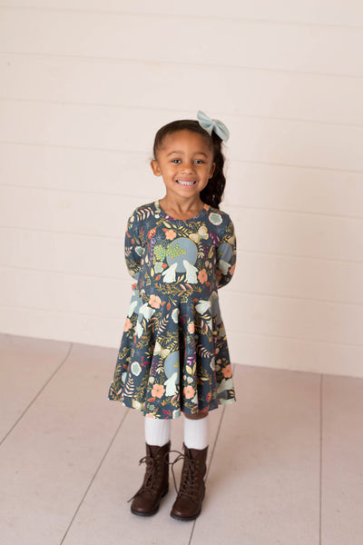 Spring Bunny Twirl Dress