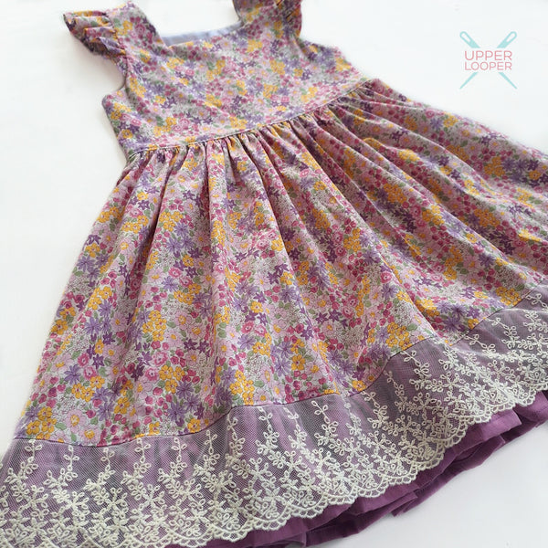 Lilacs and Buttercups Spring Dress