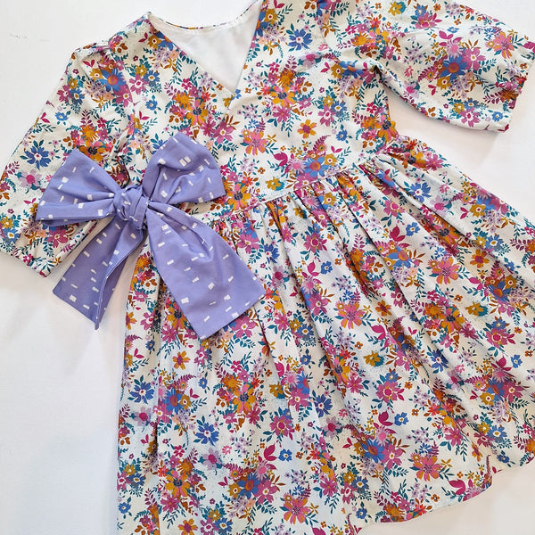 Spring Bouquet Wrap Dress