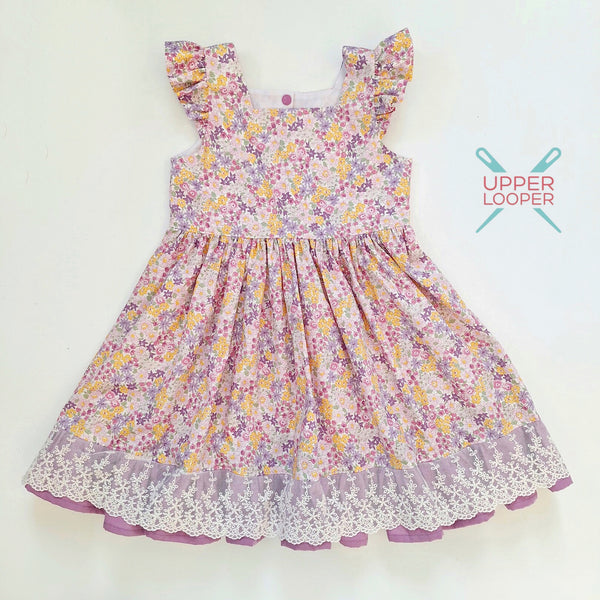 Lilacs and Buttercups Spring Dress