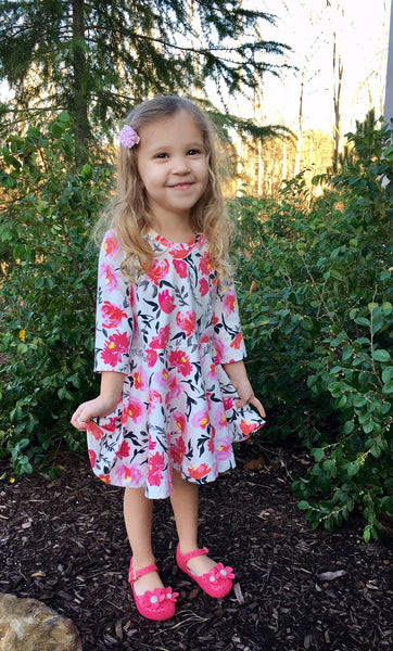 Spring Flowers Twirl Dress