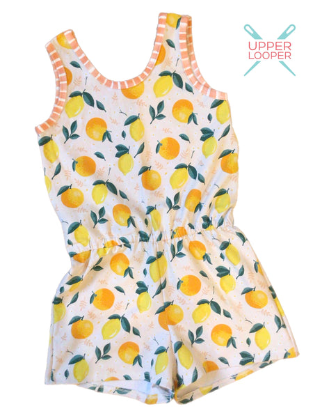 Summer Citrus Romper