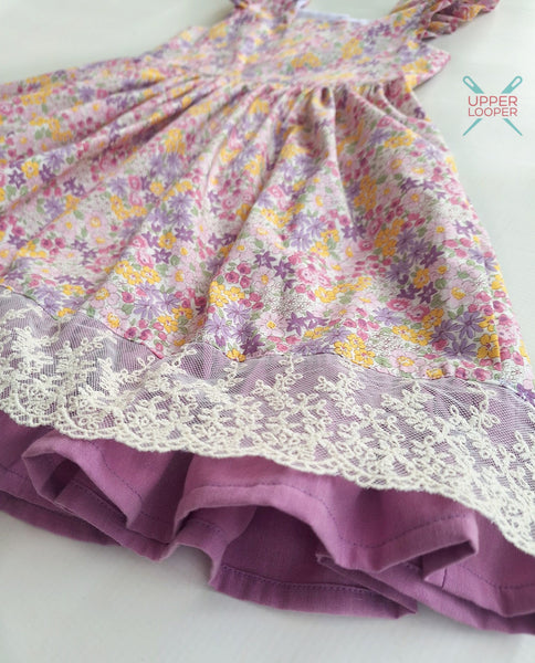 Lilacs and Buttercups Spring Dress