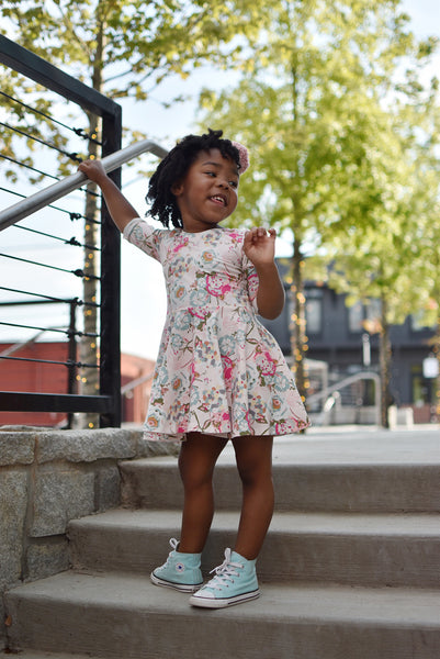 Spring Bouquet Twirl Dress