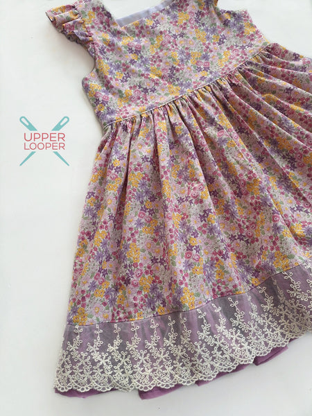 Lilacs and Buttercups Spring Dress