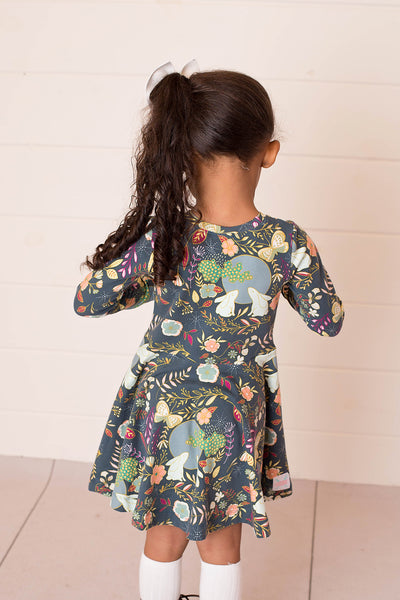 Spring Bunny Twirl Dress