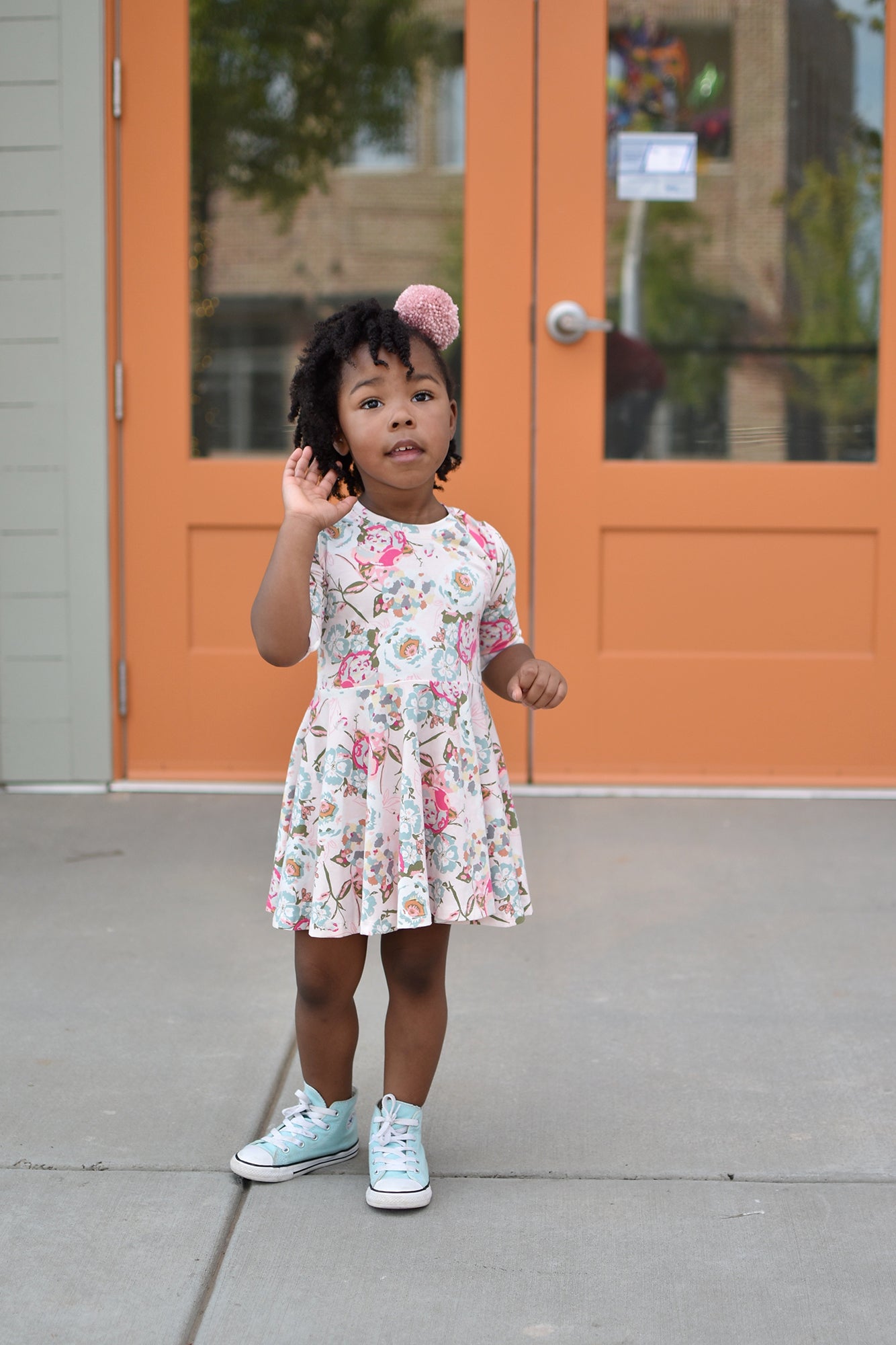 Spring Bouquet Twirl Dress