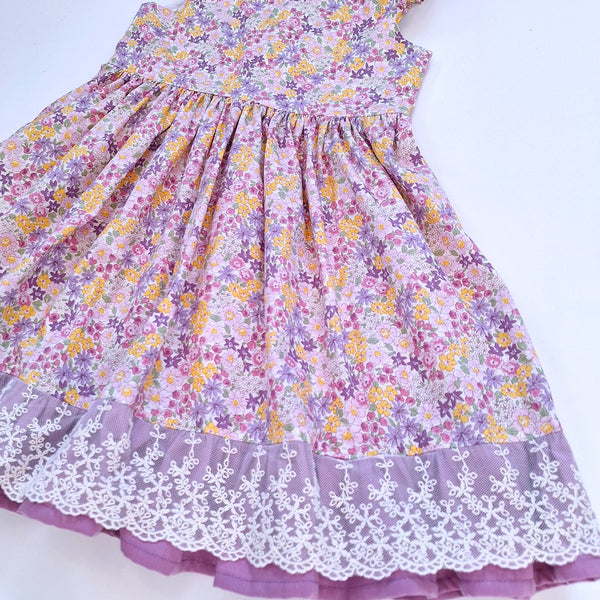 Lilacs and Buttercups Spring Dress