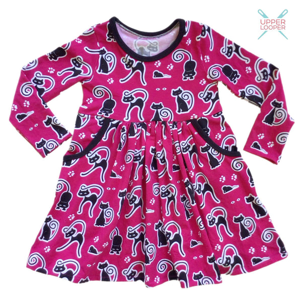 Cat Pocket Dress