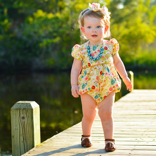 Spring Floral Romper