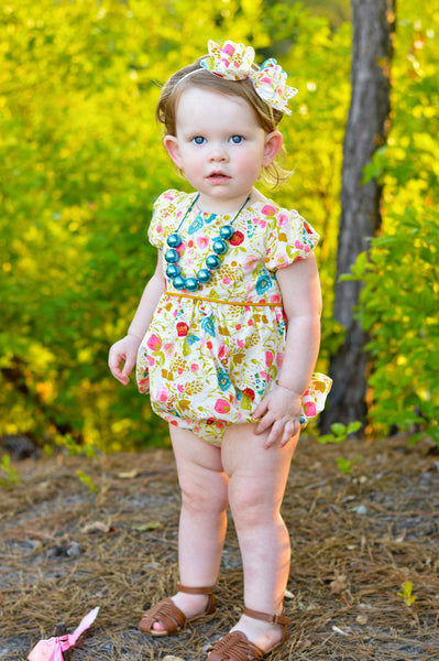 Spring Floral Romper