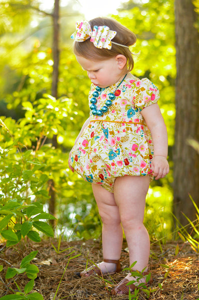 Spring Floral Romper