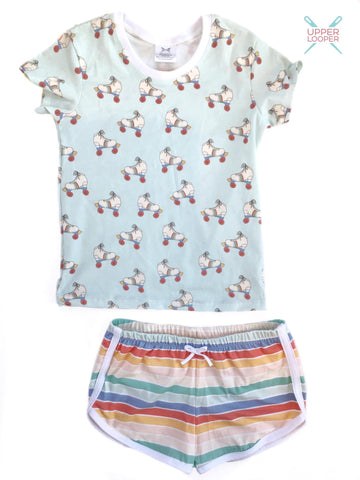 Skate Party Tee and Shorts Set
