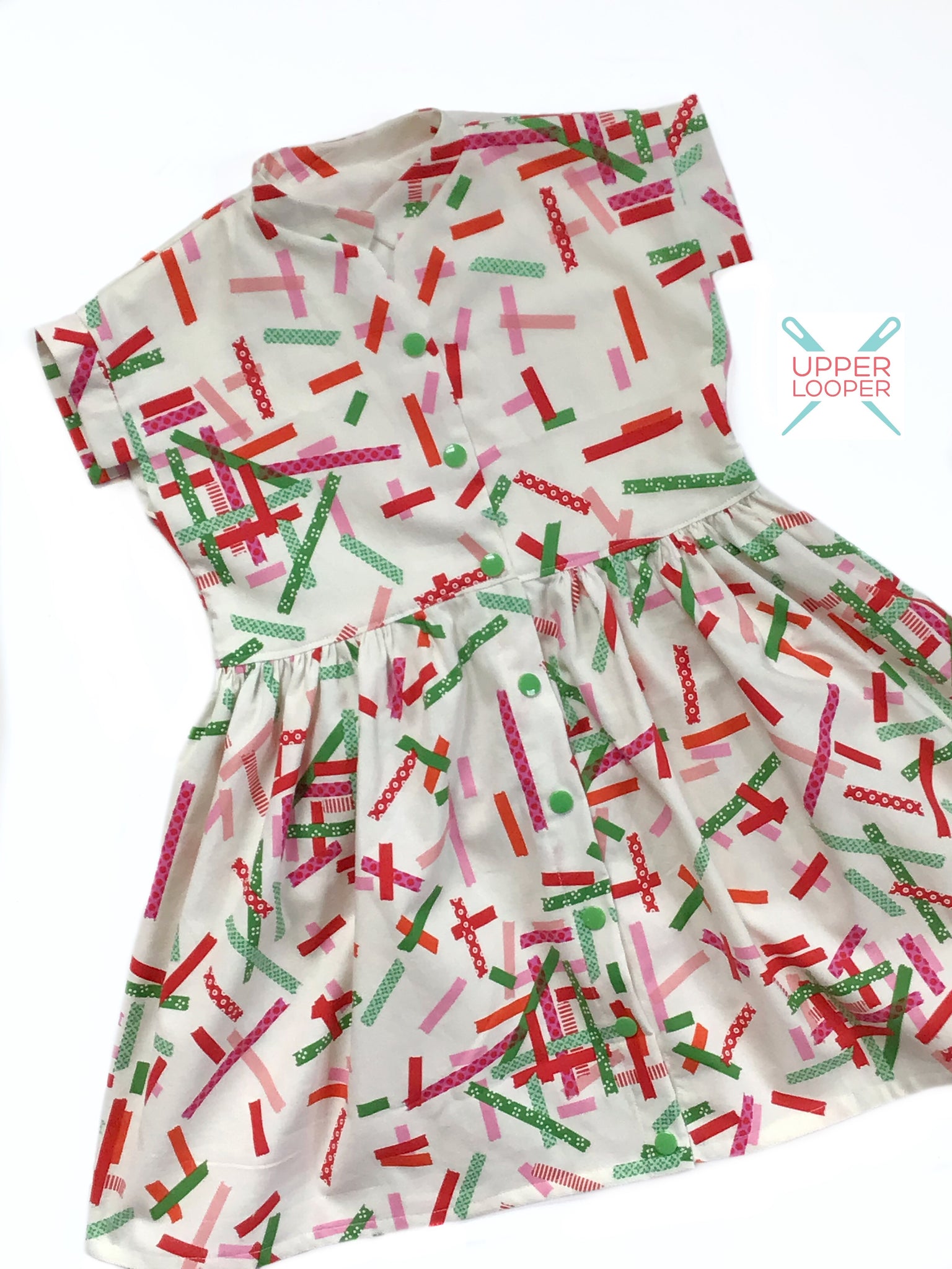 Retro Ribbons Christmas Dress