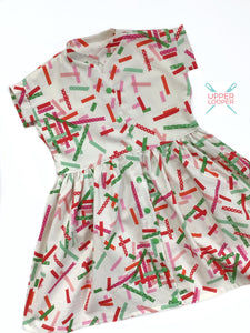 Retro Ribbons Christmas Dress