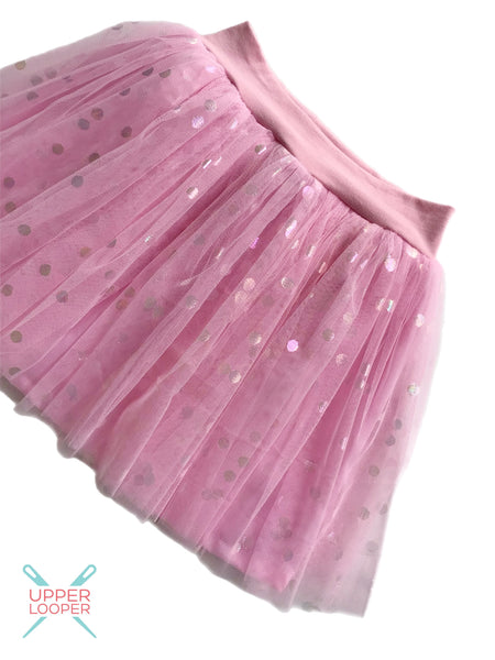 Pink Dots Tulle Skirt