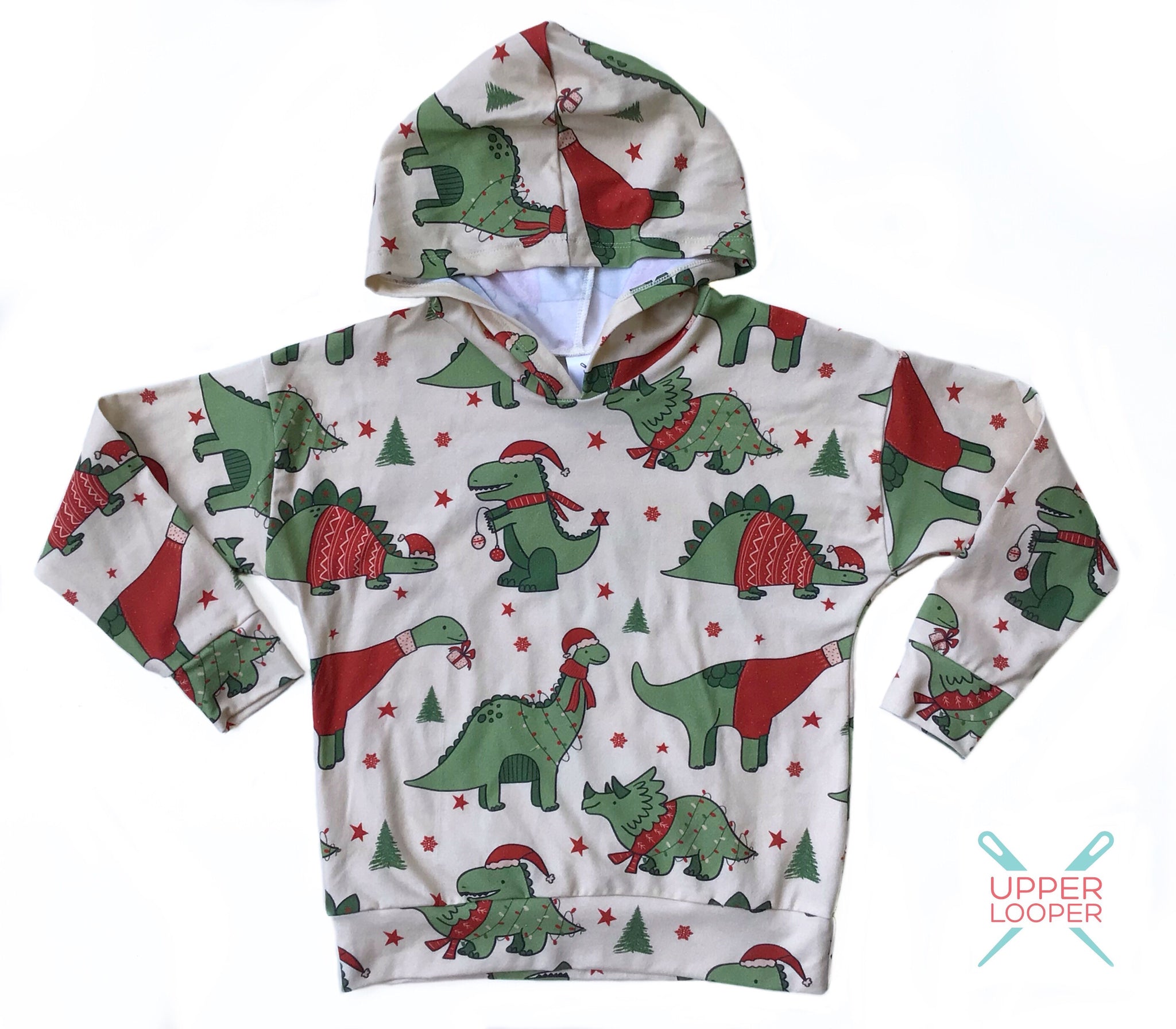 Christmas Dinos Hoodie