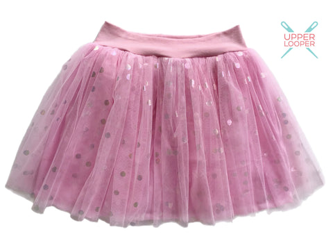 Pink Dots Tulle Skirt
